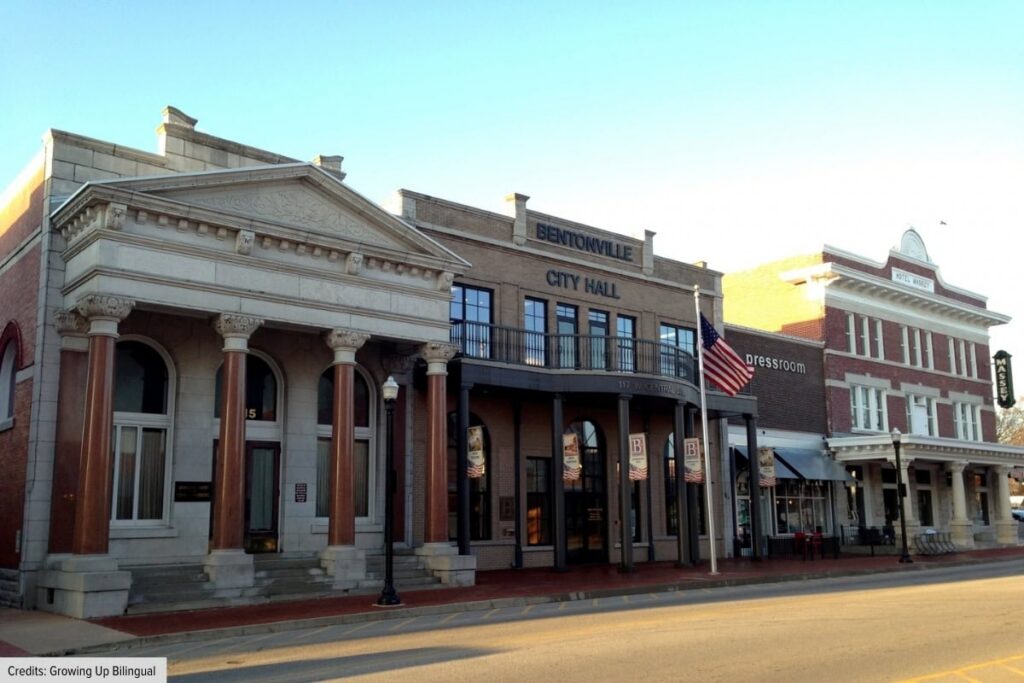 Historic City Hall Building In Bentonville Arkansas