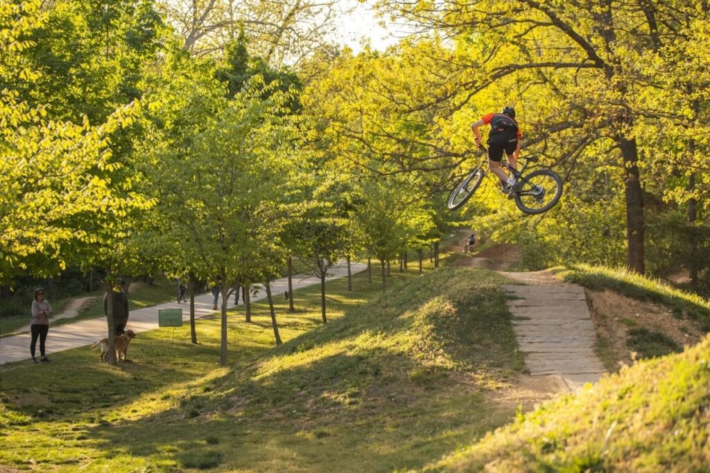 Slaughter Pen Mountain Bike Trail In Bentonville Arkansas