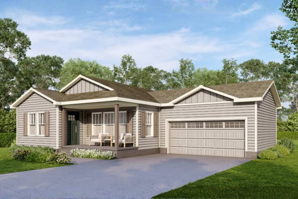 Myrtle Exterior Elevation Rendering By Comerio Homes
