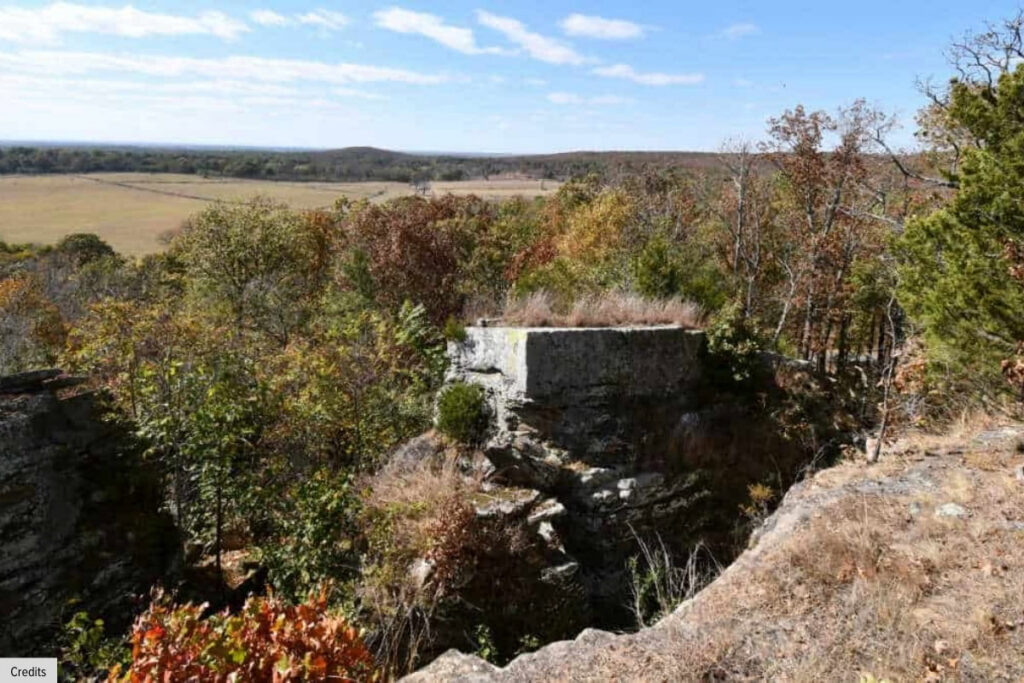 Ozark Mountain Overlook View Near Pea Ridge Arkansas