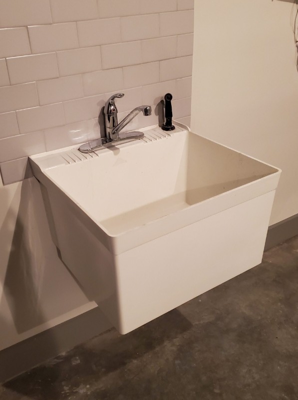 Utility Sink In Laundry Room