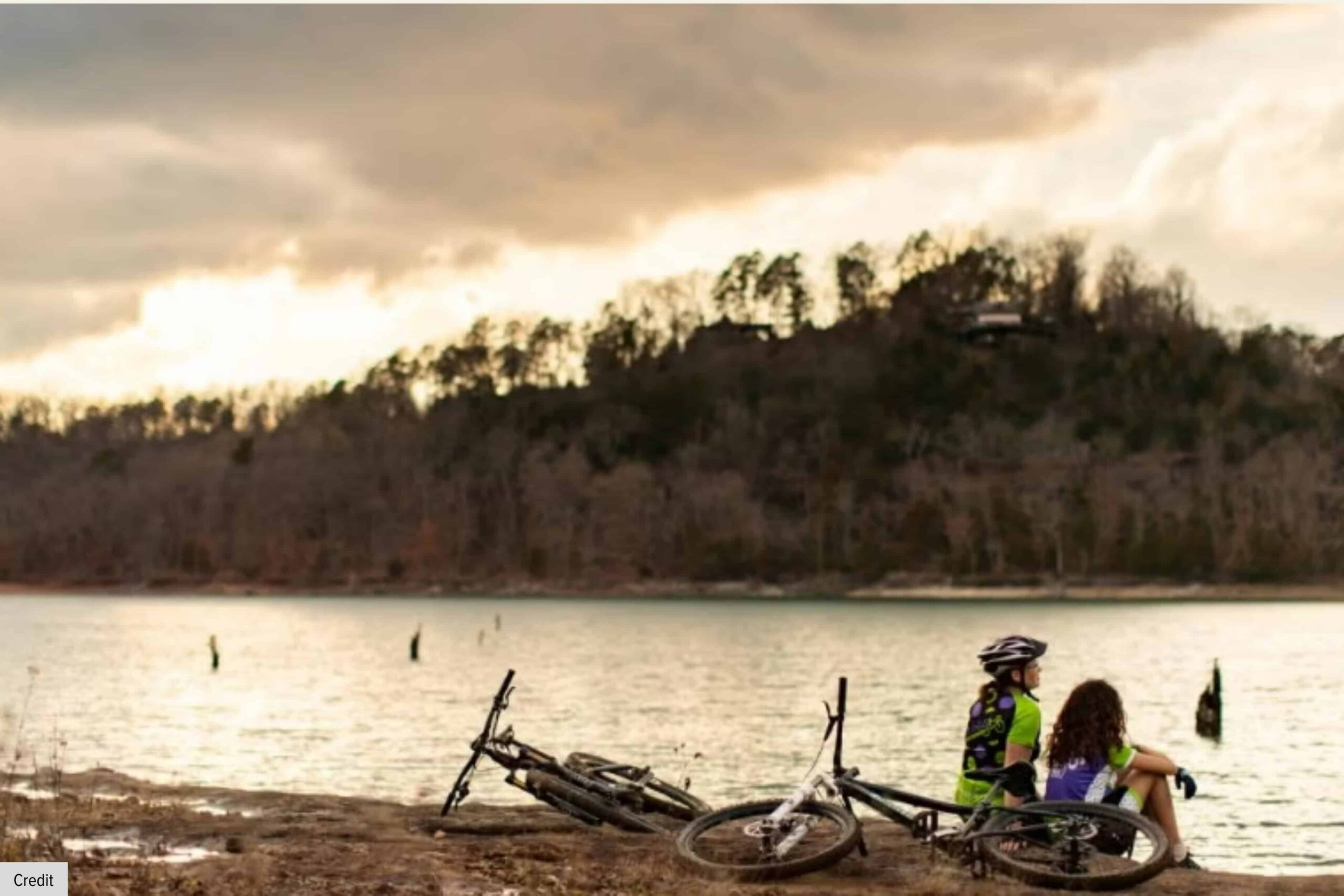 Scenic shoreline at Hobbs State Park-Conservation Area offering outdoor recreation and natural beauty.